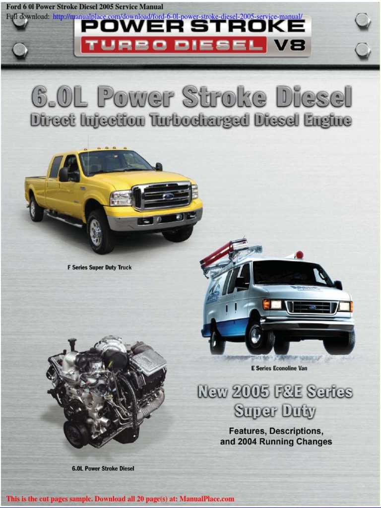 2005 ford f250 6.0 diesel owners manual