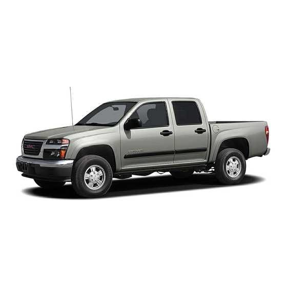 2005 gmc canyon owners manual