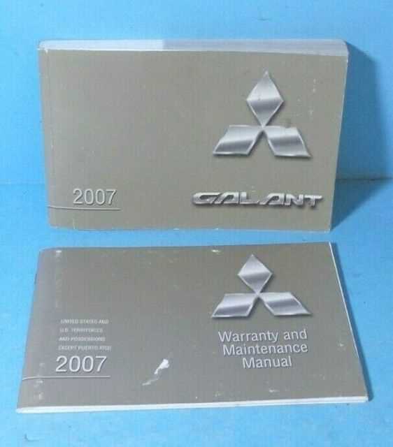 2005 mitsubishi galant owners manual