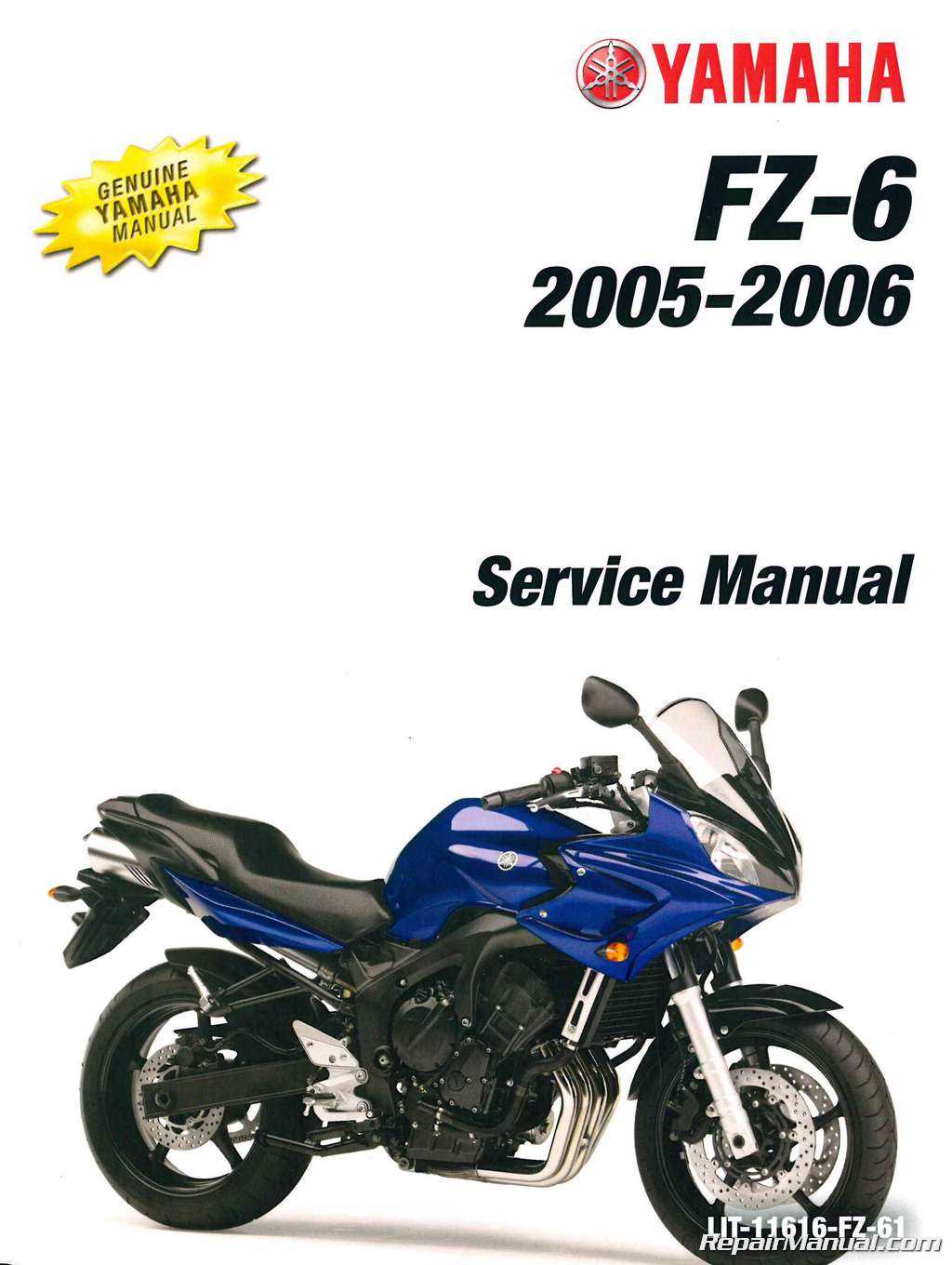 2005 yamaha fz6 owners manual