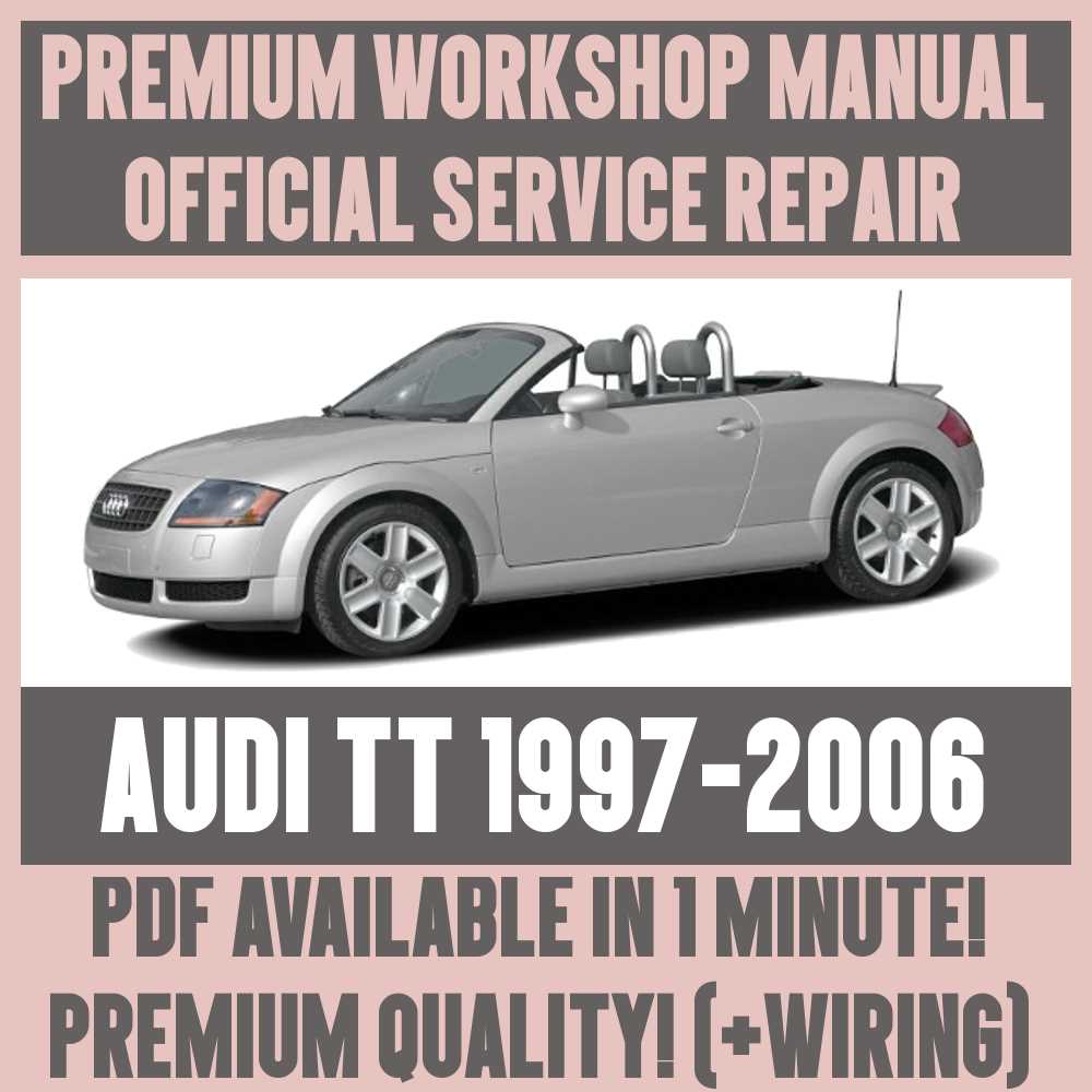 2006 audi tt owners manual