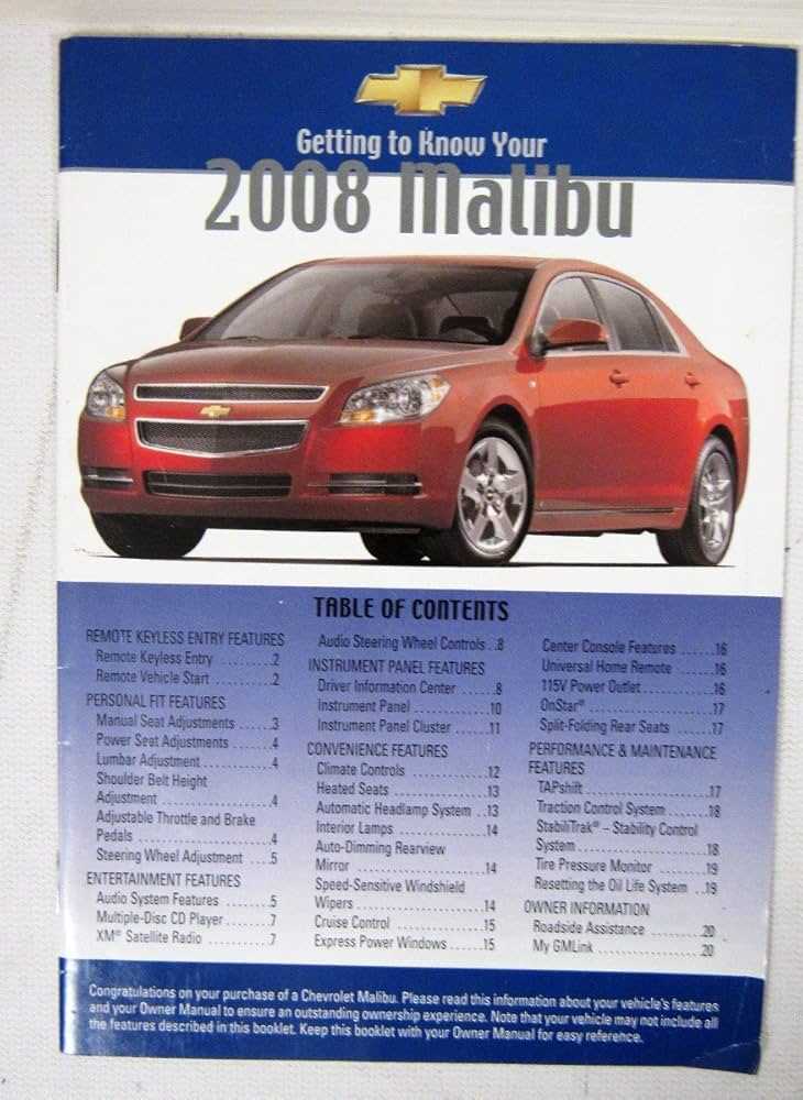 2006 chevy malibu owners manual