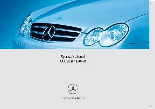 2006 mercedes clk 350 owners manual