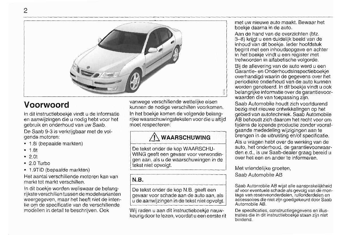 2006 saab 9 3 owners manual