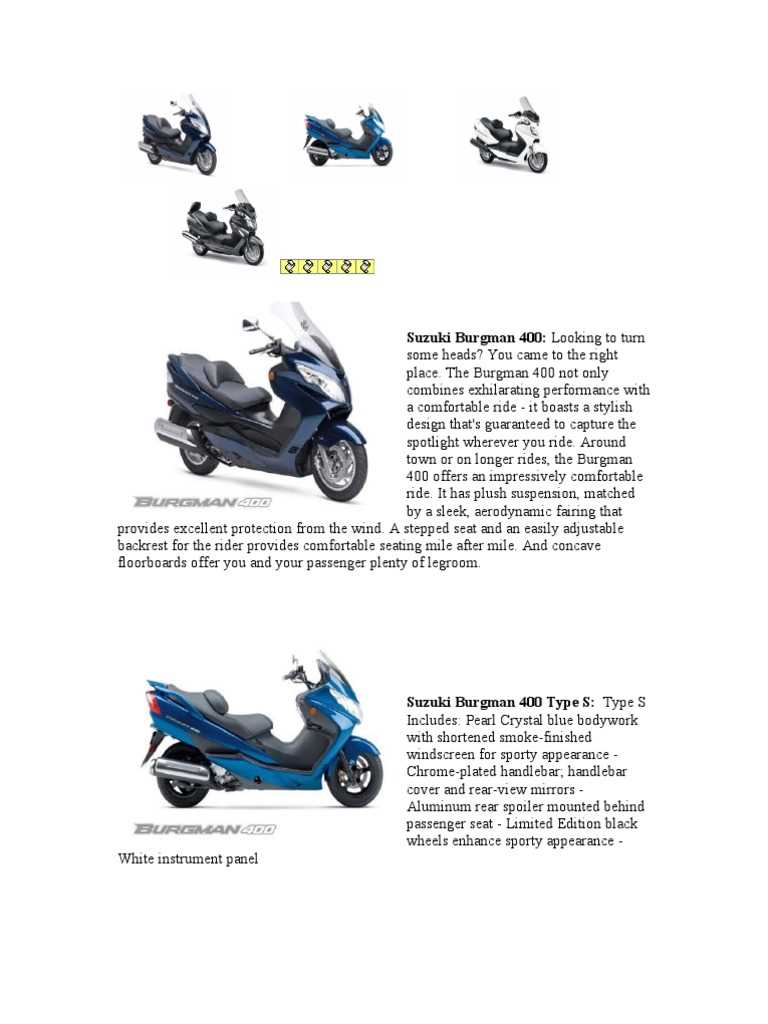 2006 suzuki burgman 650 owners manual
