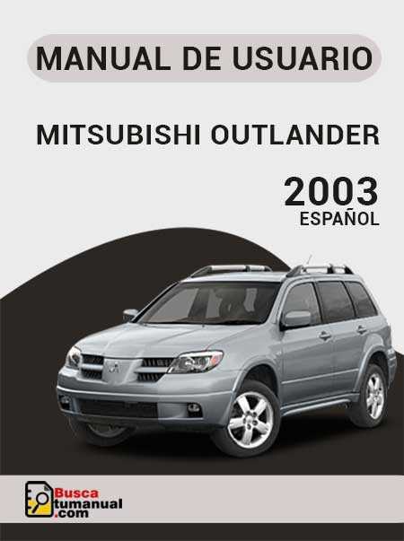 2006 mitsubishi outlander owners manual