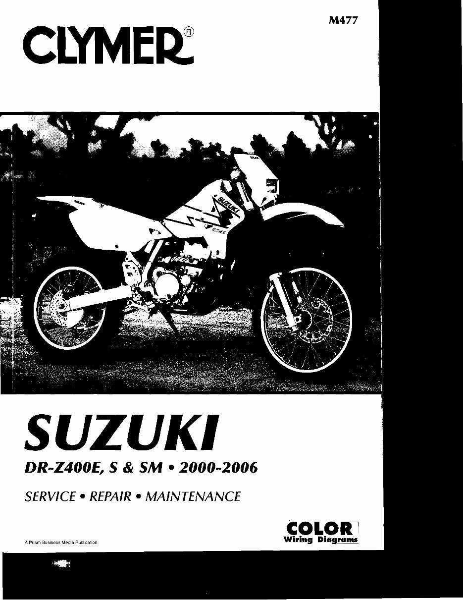 2006 suzuki drz 400 owners manual