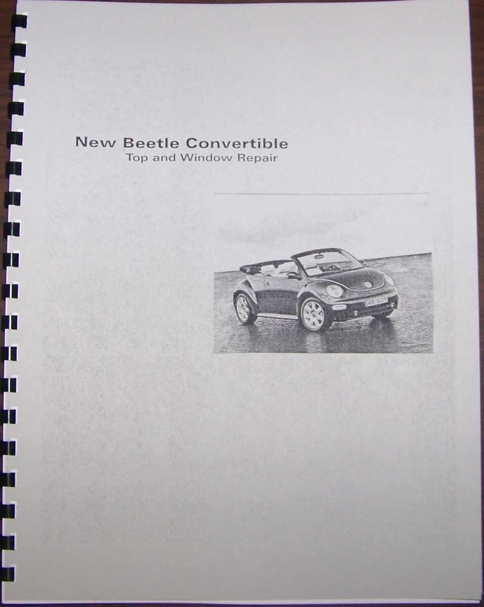 2006 volkswagen beetle owners manual