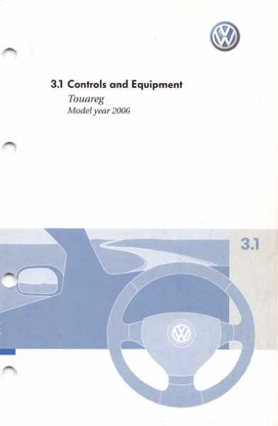 2006 volkswagen touareg owners manual