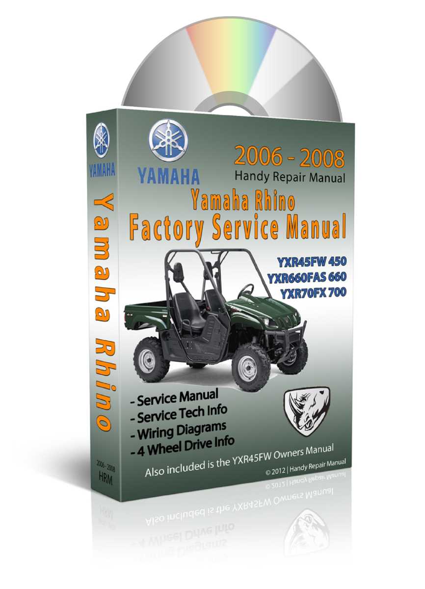 2006 yamaha rhino owners manual