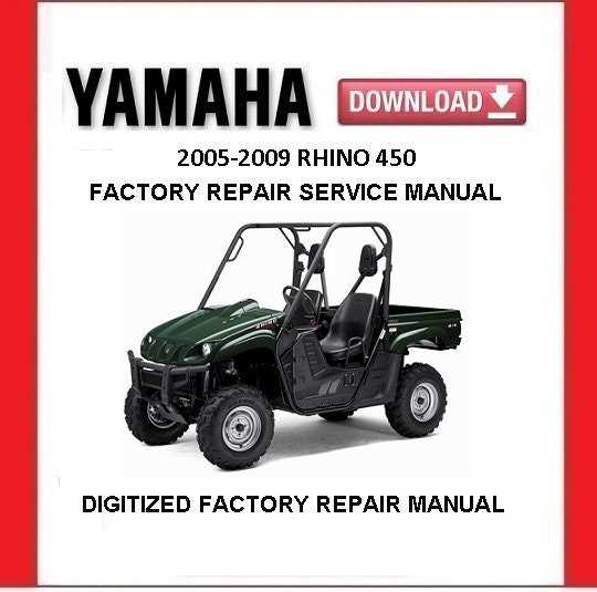 2006 yamaha rhino owners manual