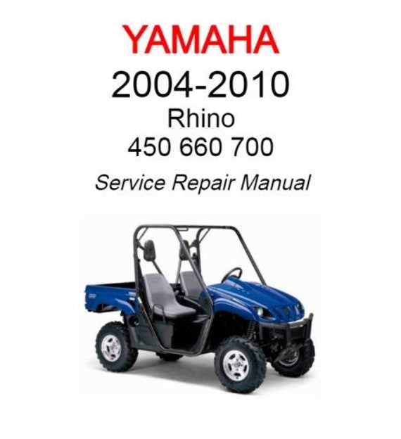 2006 yamaha rhino owners manual