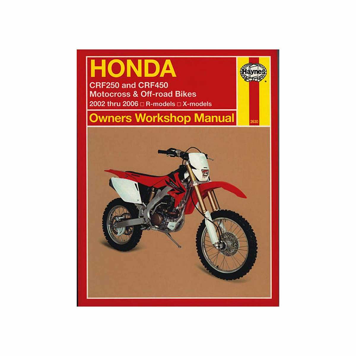 2007 crf450r owners manual