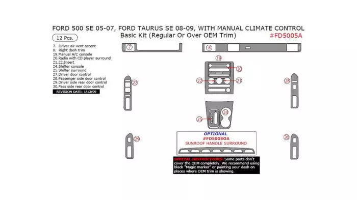 2007 ford taurus se owners manual