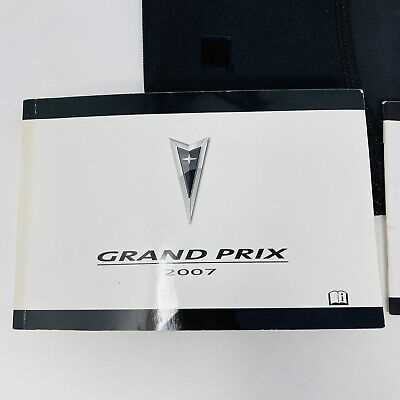 2007 grand prix owners manual