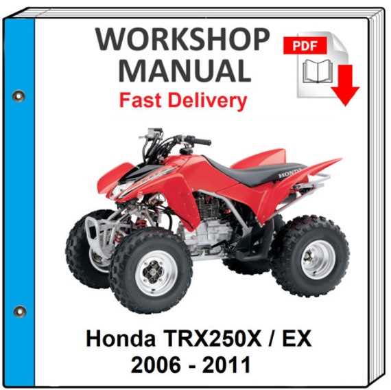 2007 honda trx250ex owners manual