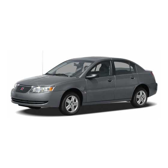 2007 saturn ion owners manual