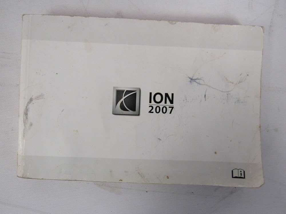 2007 saturn ion owners manual