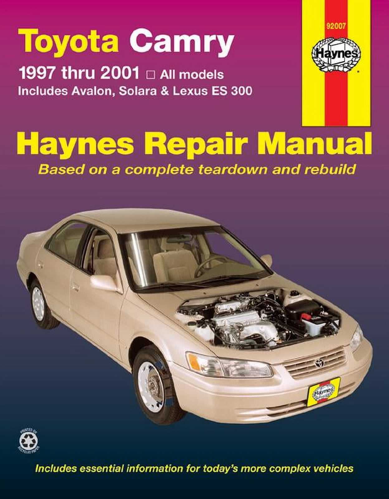 2007 toyota avalon owners manual