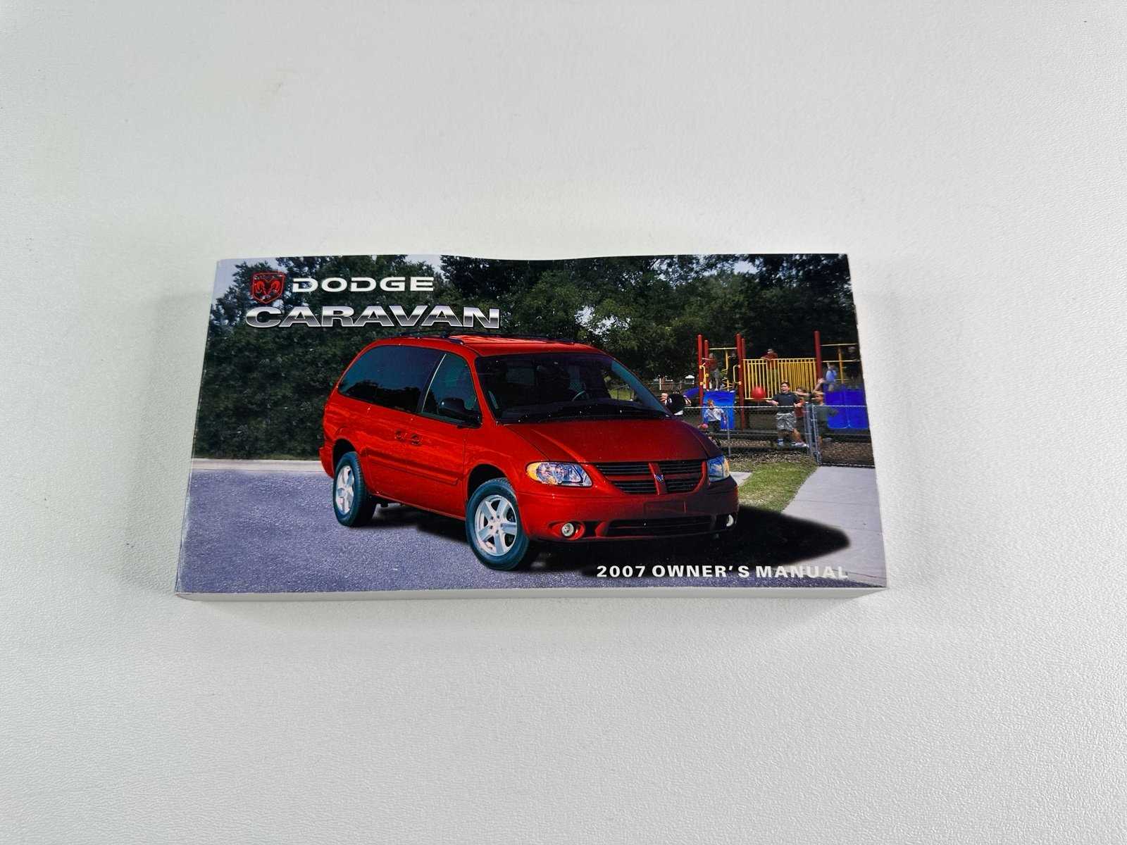 2007 dodge caravan owners manual