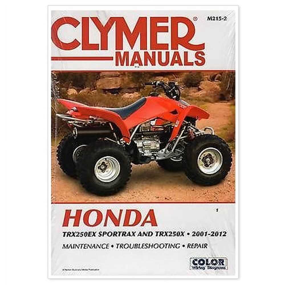 2007 honda trx250ex owners manual