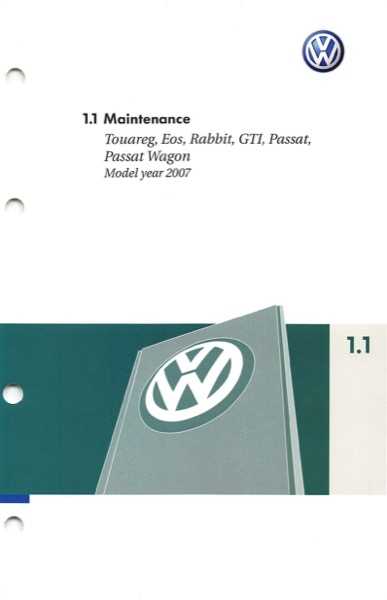 2007 passat owners manual