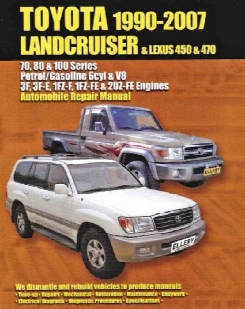 2007 toyota land cruiser owners manual