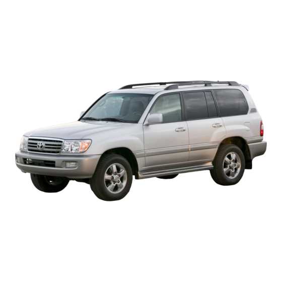 2007 toyota land cruiser owners manual