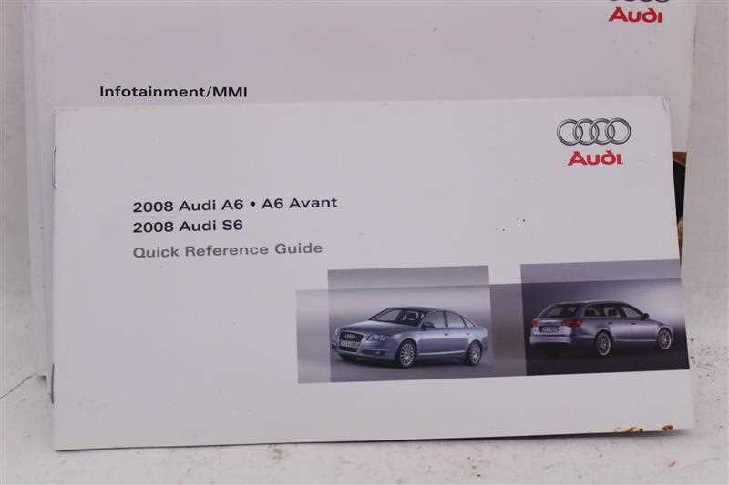 2008 audi a6 quattro owners manual