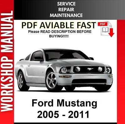 2008 ford mustang owners manual