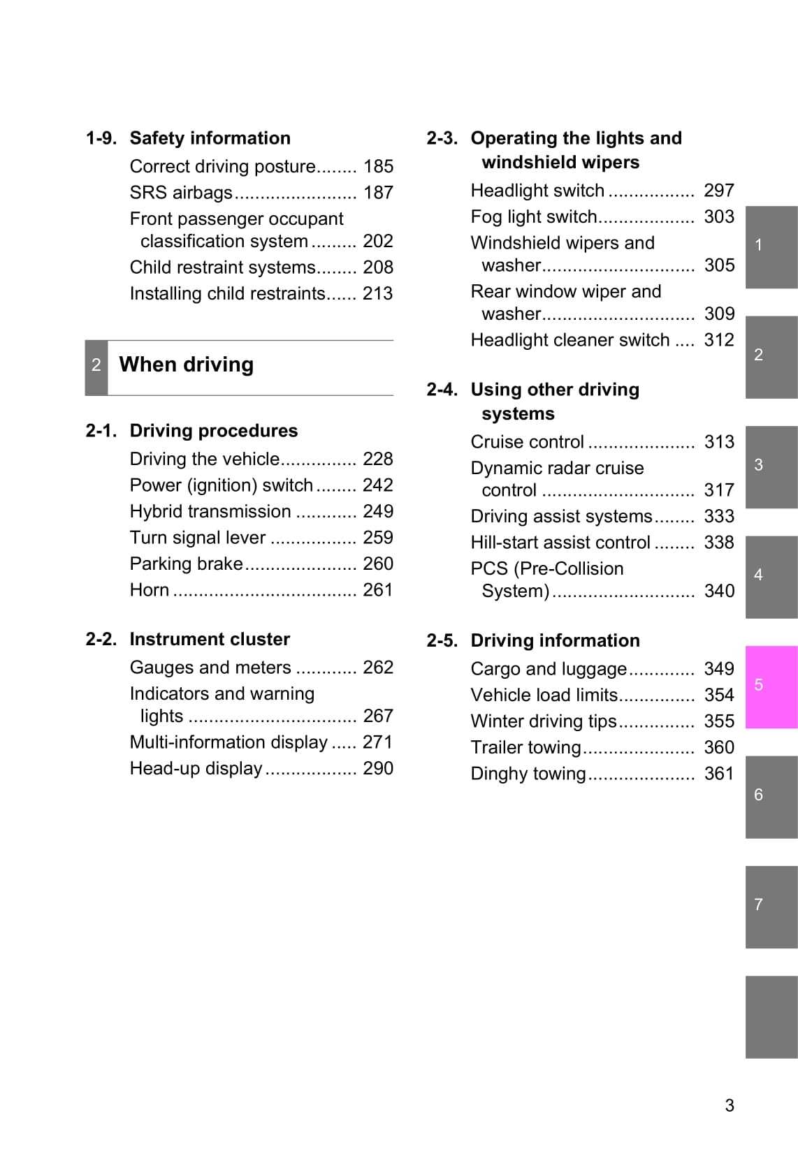 2008 toyota prius owners manual