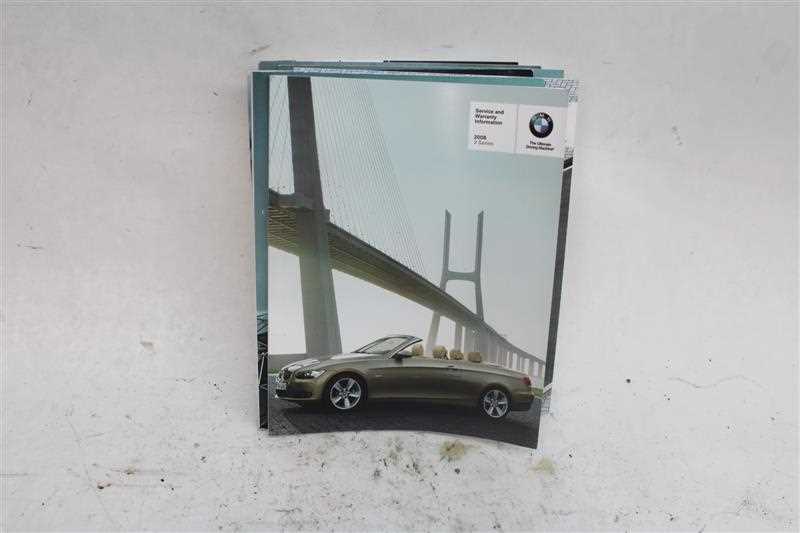 2008 bmw 328i owners manual