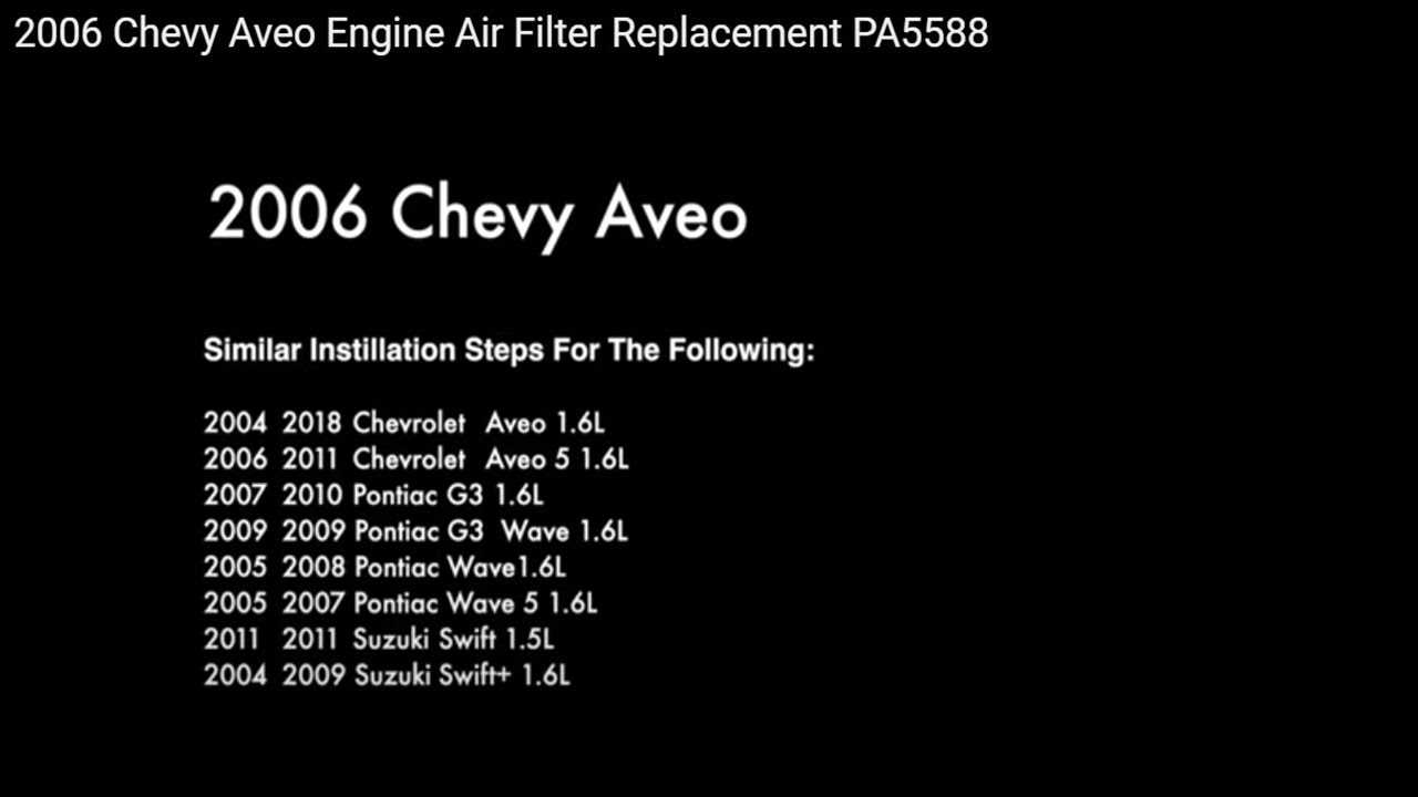 2008 chevrolet aveo owners manual