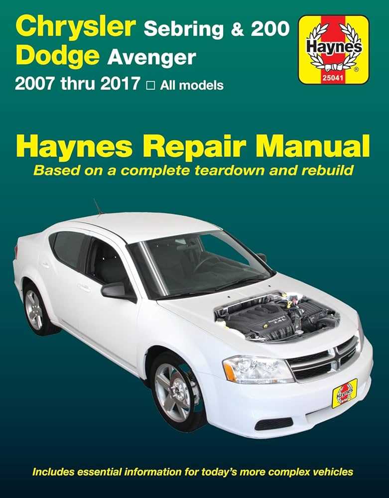 2008 chrysler sebring convertible owners manual