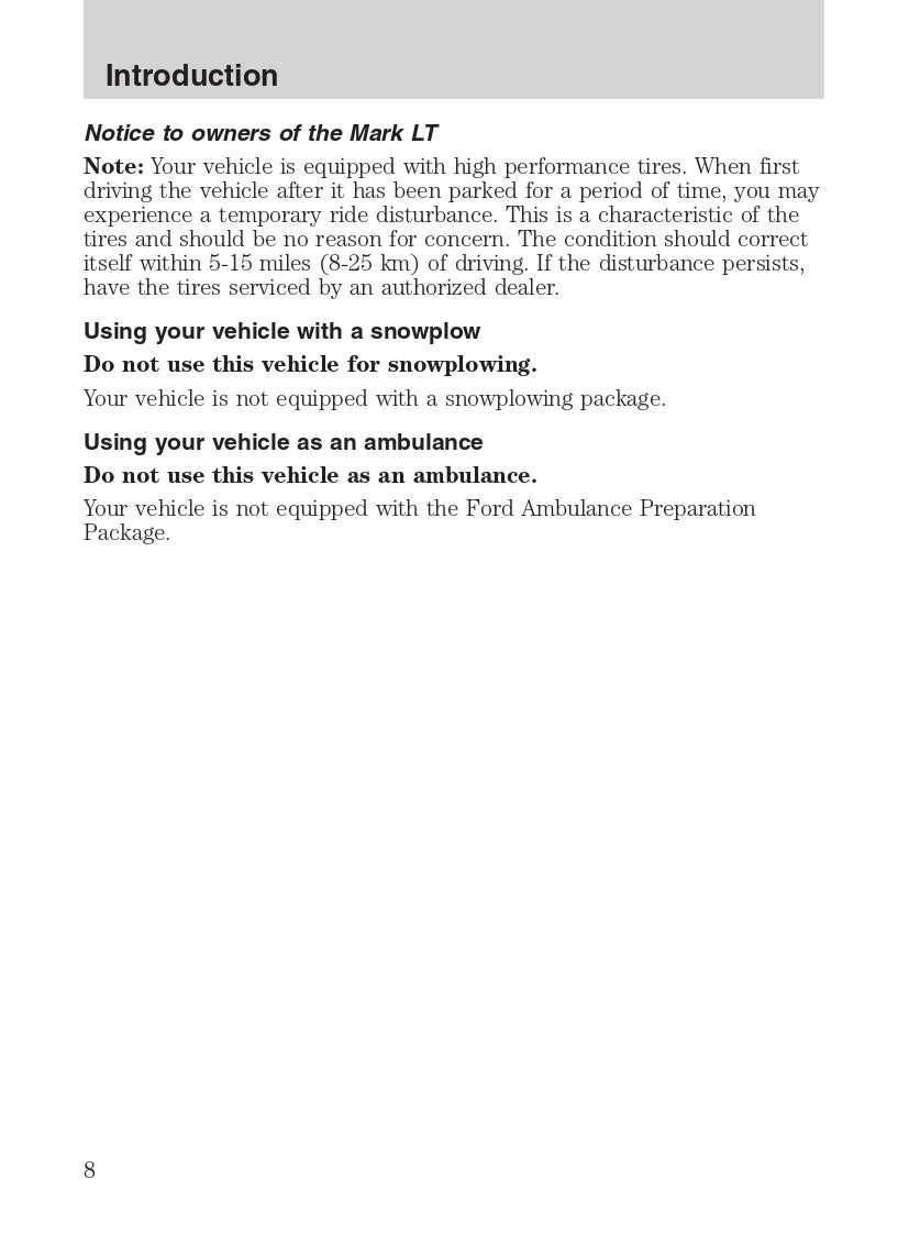 2008 lincoln mark lt owners manual