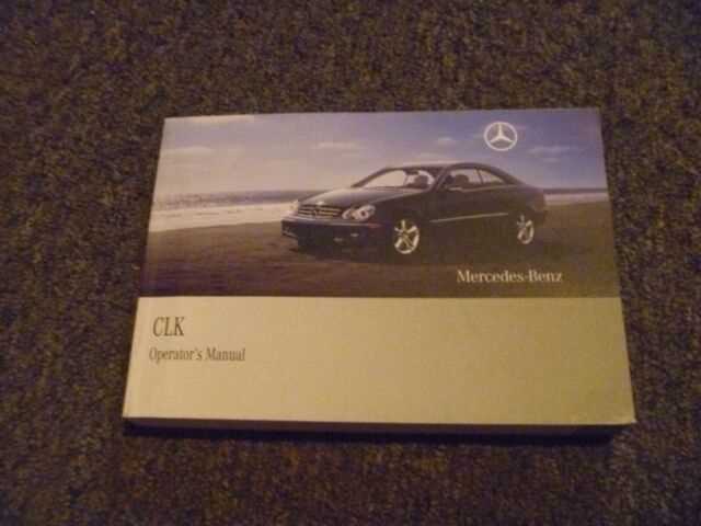 2008 mercedes clk 350 owners manual