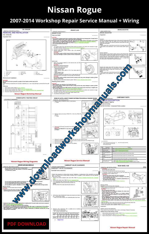 2008 nissan rogue owners manual