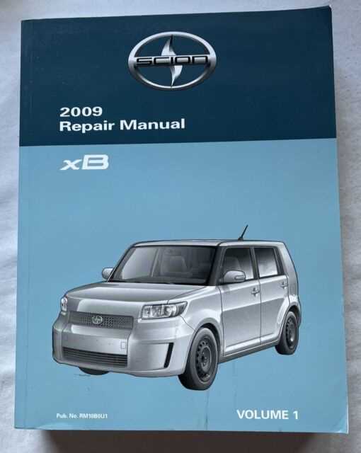 2009 toyota scion xb owners manual