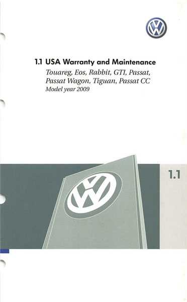 2009 volkswagen cc owners manual