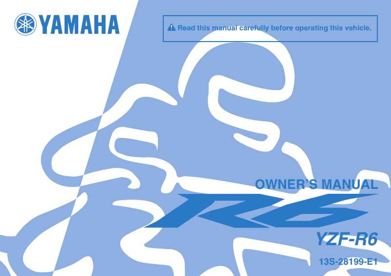 2009 yamaha r6 owners manual