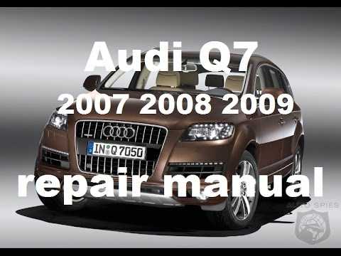 2009 audi q7 owners manual