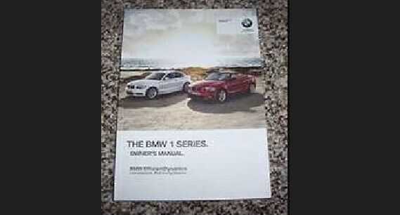 2009 bmw 128i owners manual