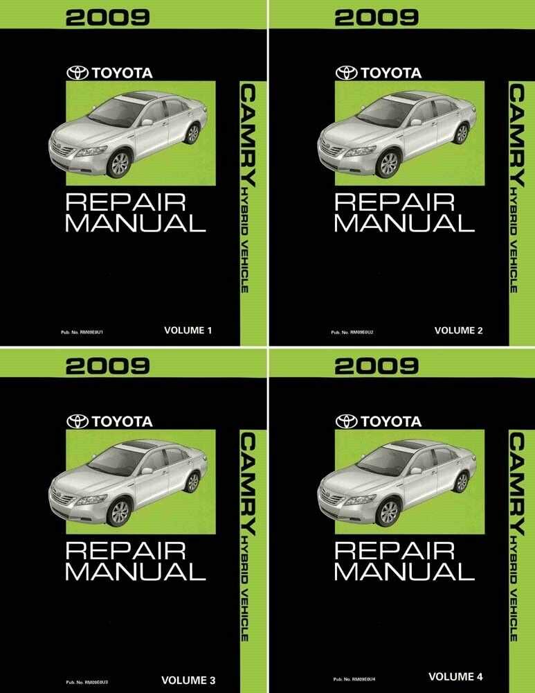 2009 camry hybrid owners manual