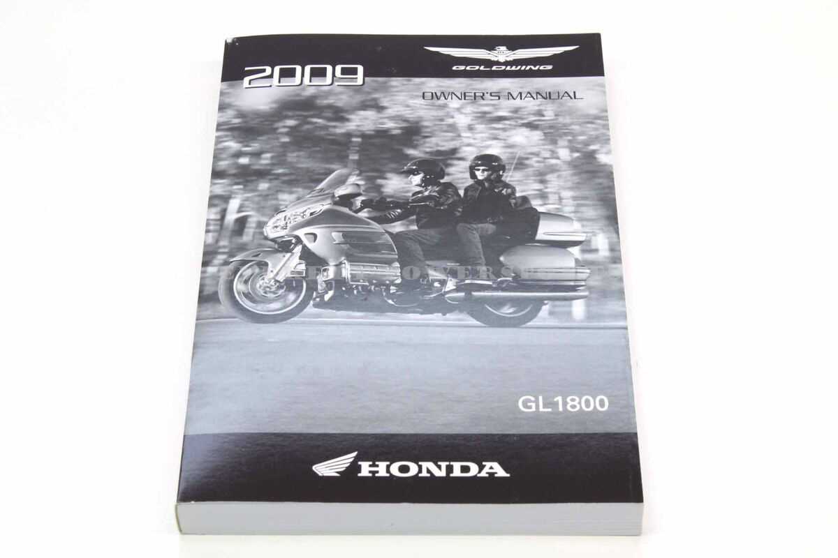 2009 honda goldwing owners manual