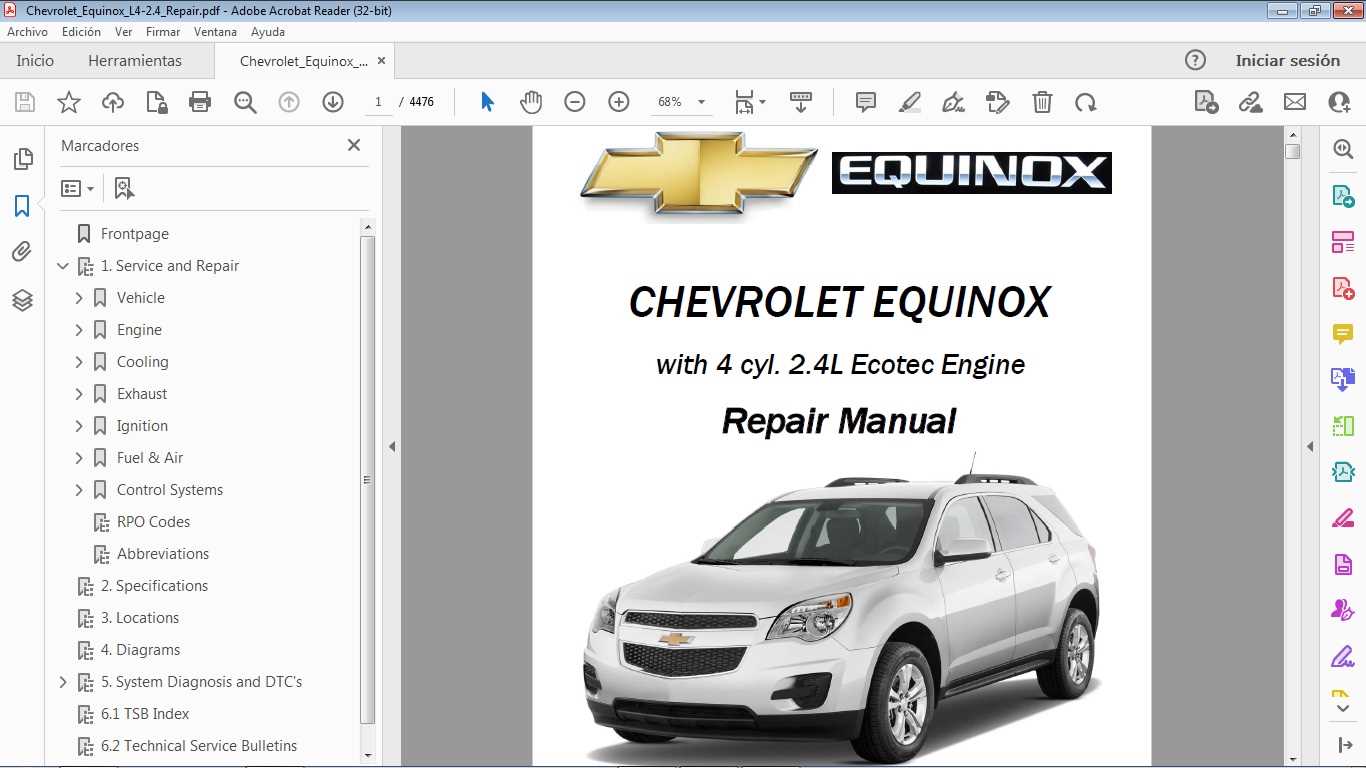 2010 chevy equinox owners manual