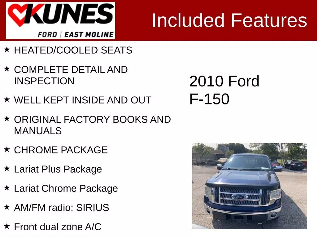 2010 ford f 150 lariat owners manual