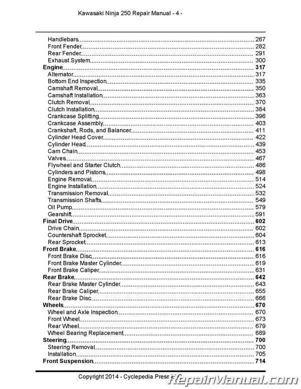 2010 kawasaki ninja 250r owners manual