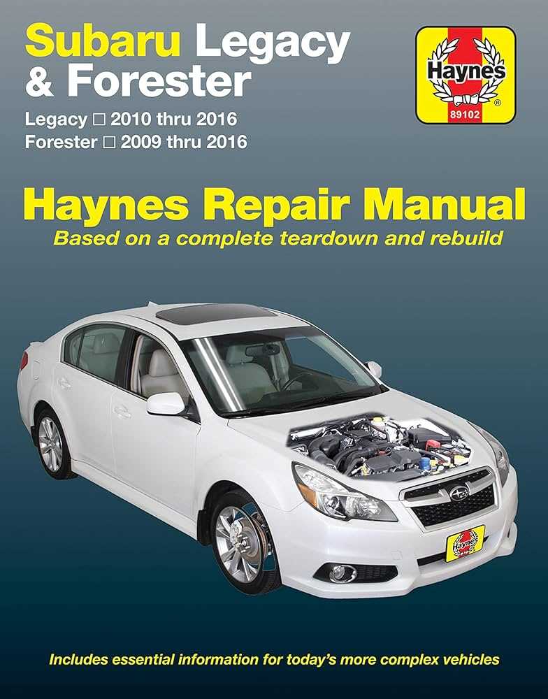 2010 subaru forester owners manual