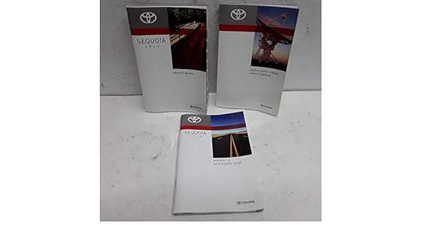 2010 toyota sequoia owners manual