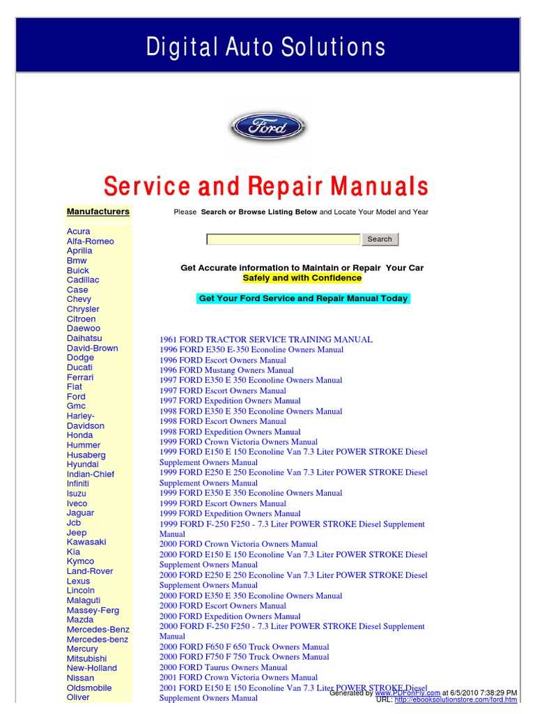 2010 ford explorer owners manual